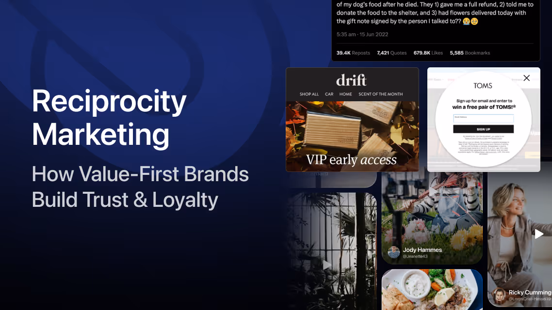 Reciprocity Marketing: How Value-First Brands Build Trust & Loyalty