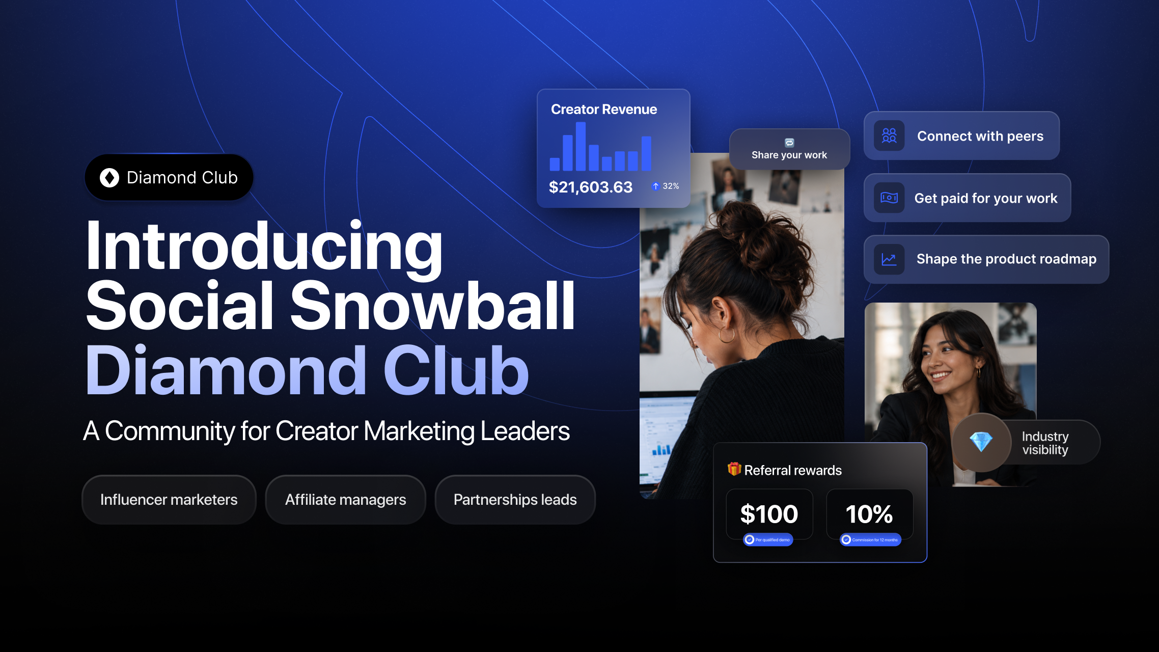 Introducing Social Snowball Diamond Club: A Community for Creator Marketing Leaders