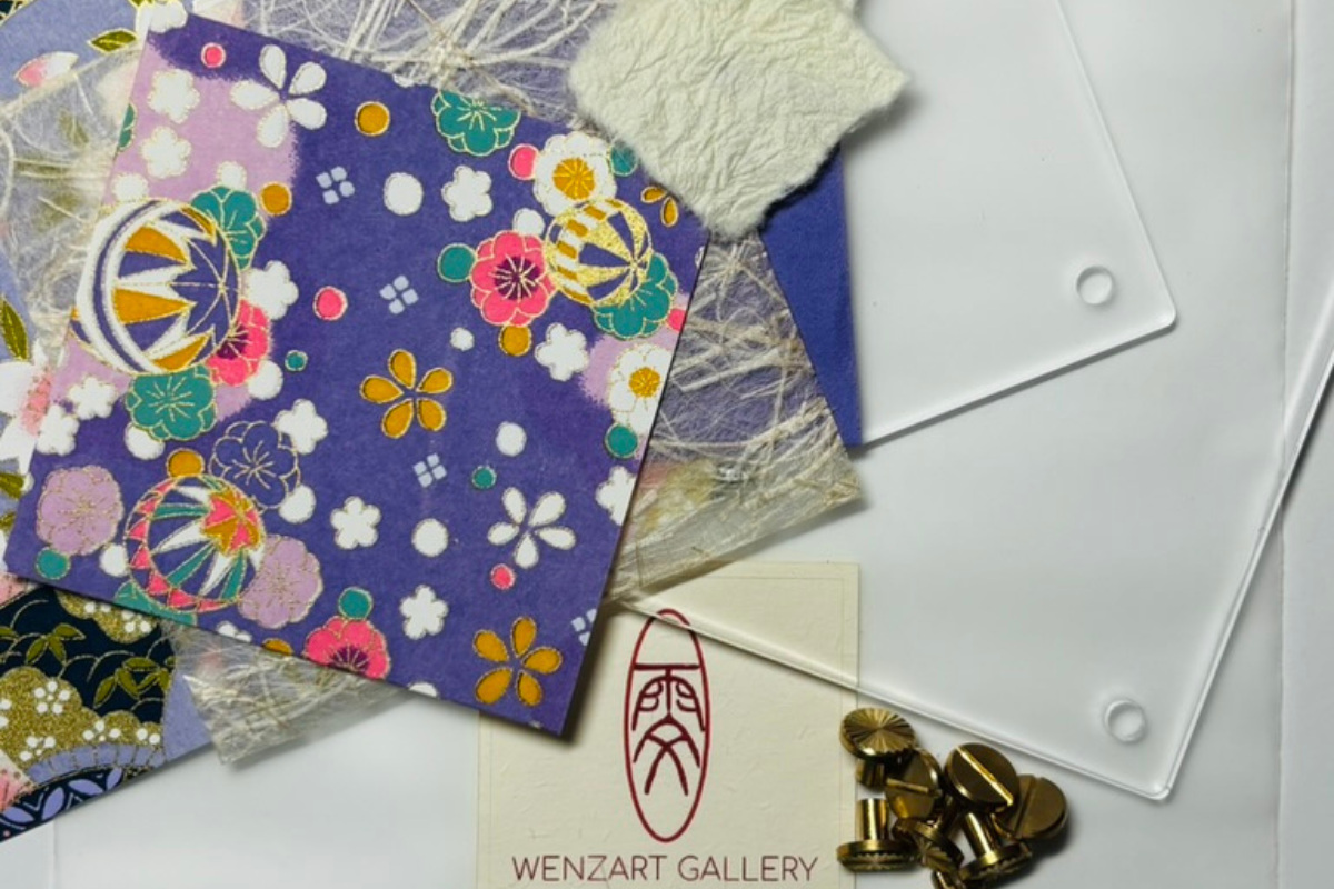 Mindful Folds corporate wellness origami workshop WenzArt kit