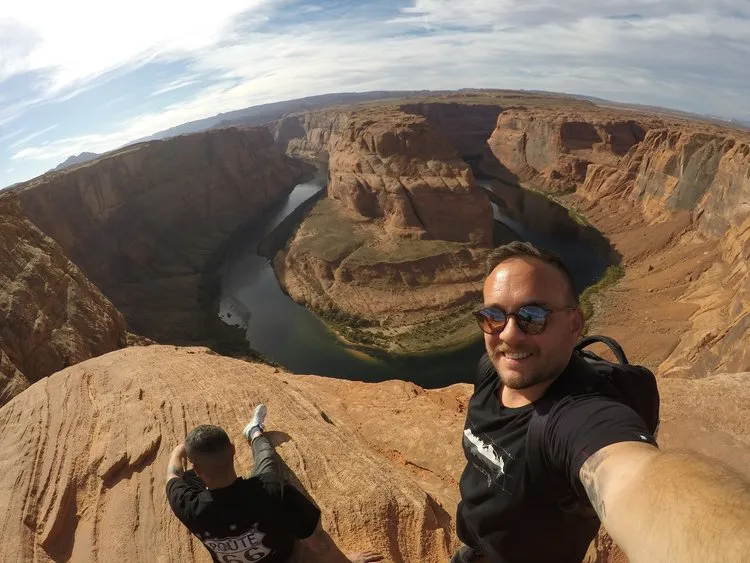 Konstantinos, Destination Manager Greece, at the Grand Canyon