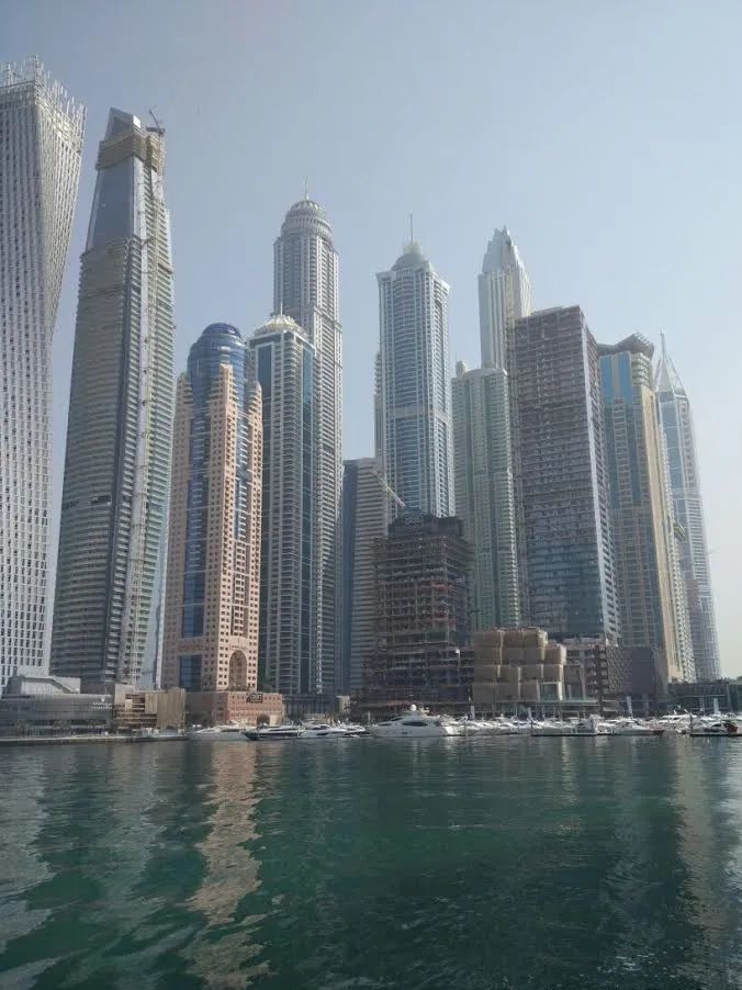 Incredible views in Dubai.