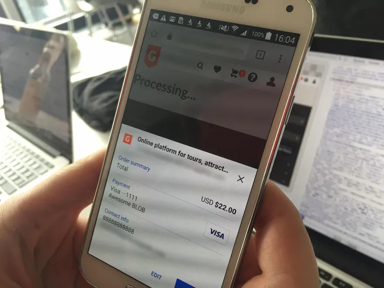 Working prototype at Google Hackathon