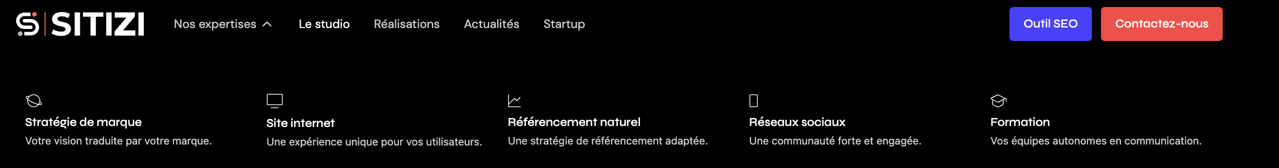 structure site Sitizi