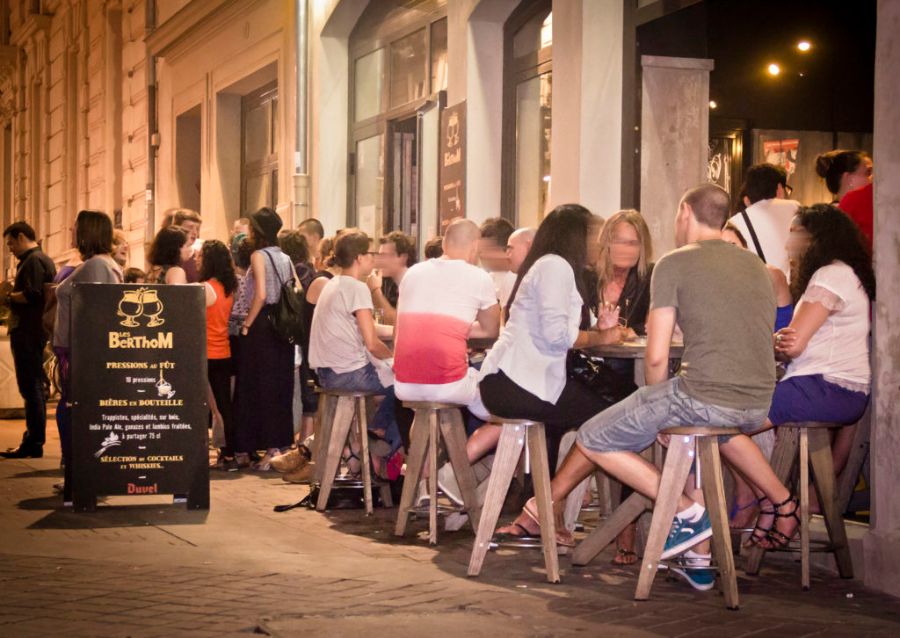 Le bar Les Berthom Montpellier