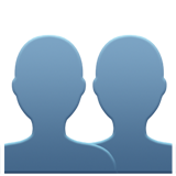 busts in shallot emoji from Apple