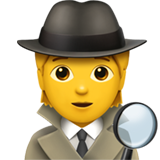 detective emoji from Apple