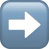 right arrow emoji from Apple

