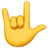 love you gesture emoji from Apple