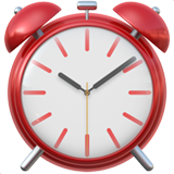 alarm clock Apple emoji icon