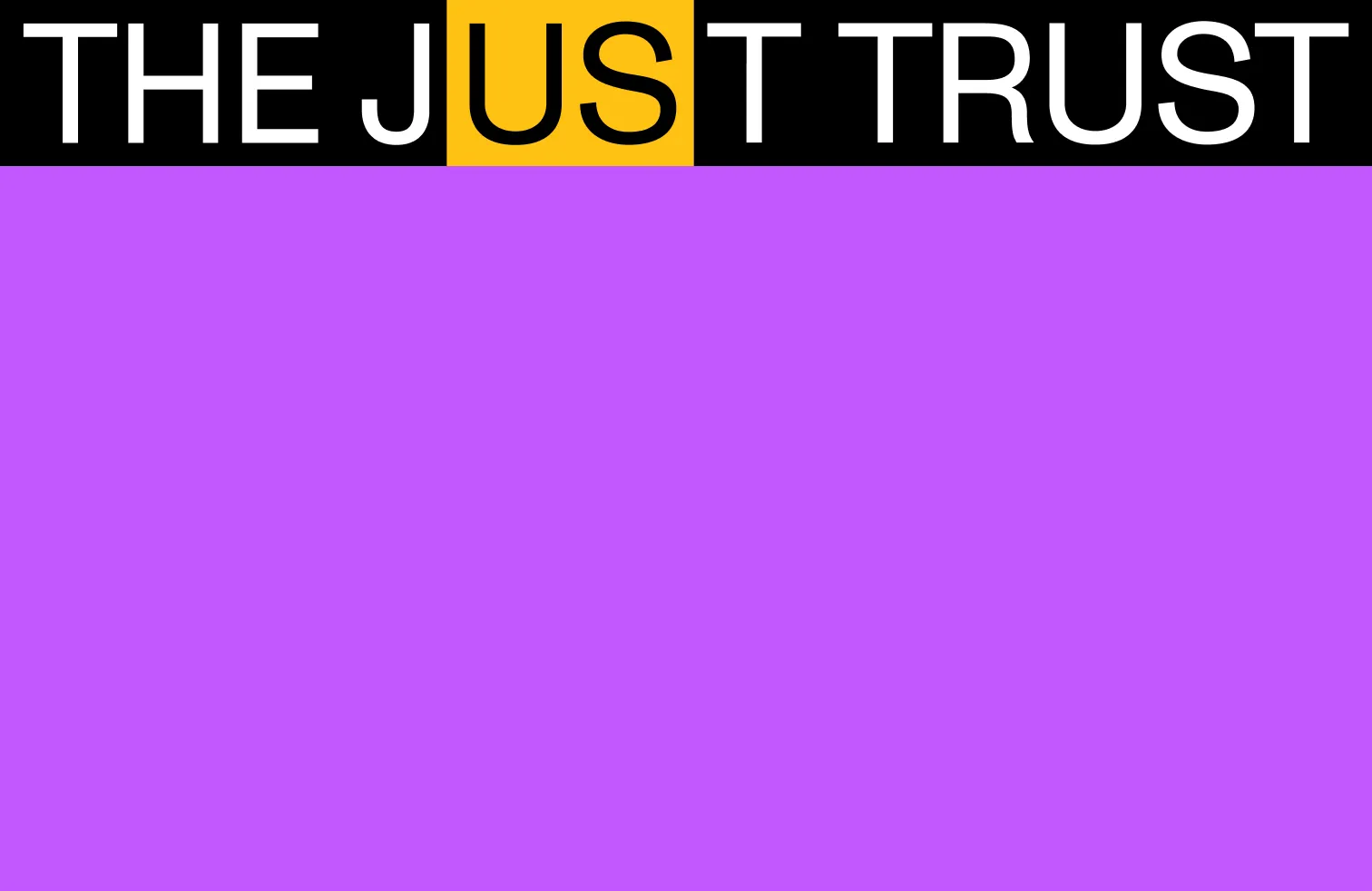 Just Trust for Education logo