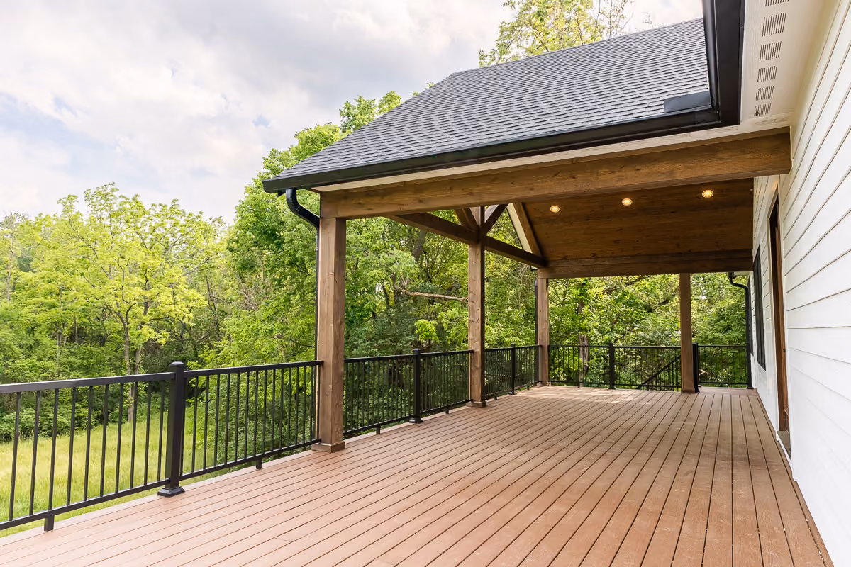 Deck installation in Cincinnati.