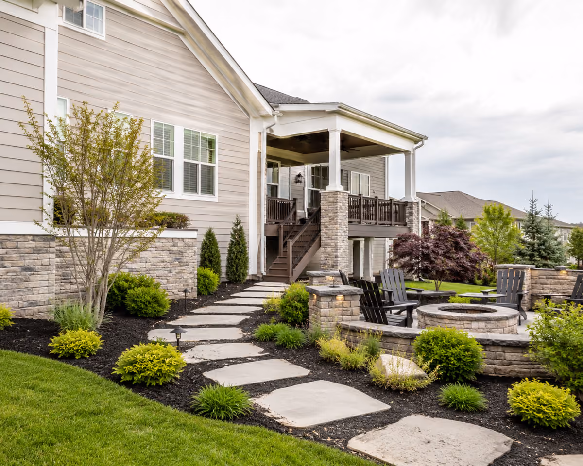 Outdoor space project for residential client in Cincinnati, OH