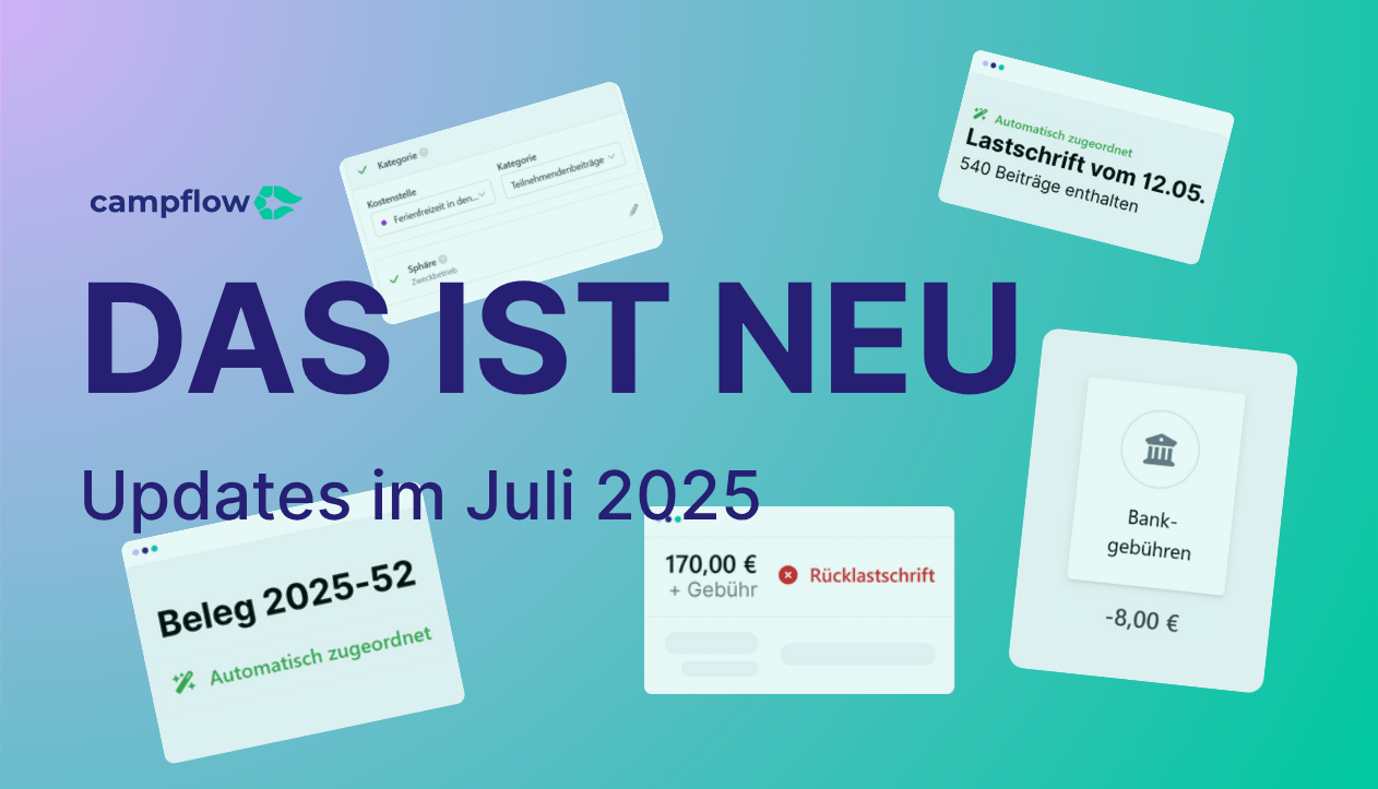 Neue Funktionen im Juli 2025 - Mehr Automatisierung und Übersichtlichkeit in der Kasse!
