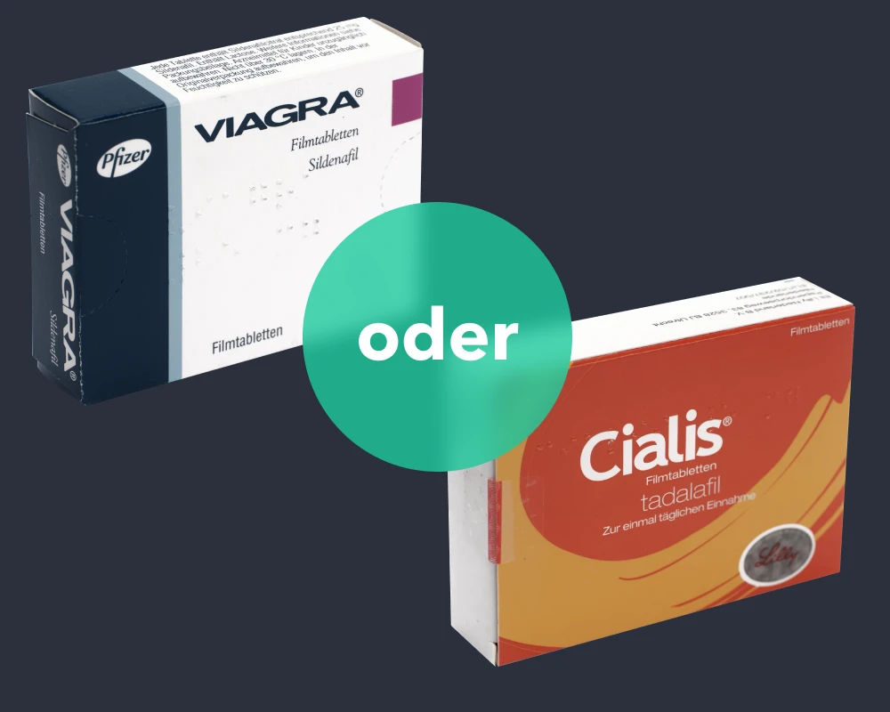 Viagra® (Sildenafil) oder Cialis® (Tadalafil)? Vergleich der Packungen – Unterschiede bei Wirkungsdauer und Anwendung. | GoSring