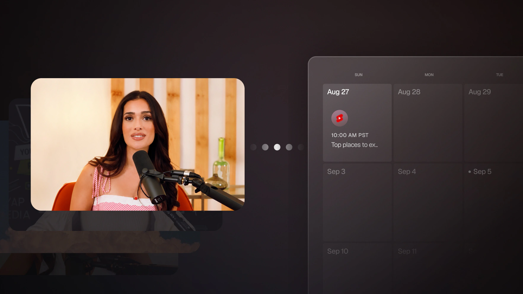 Schedule a month of videos in one command