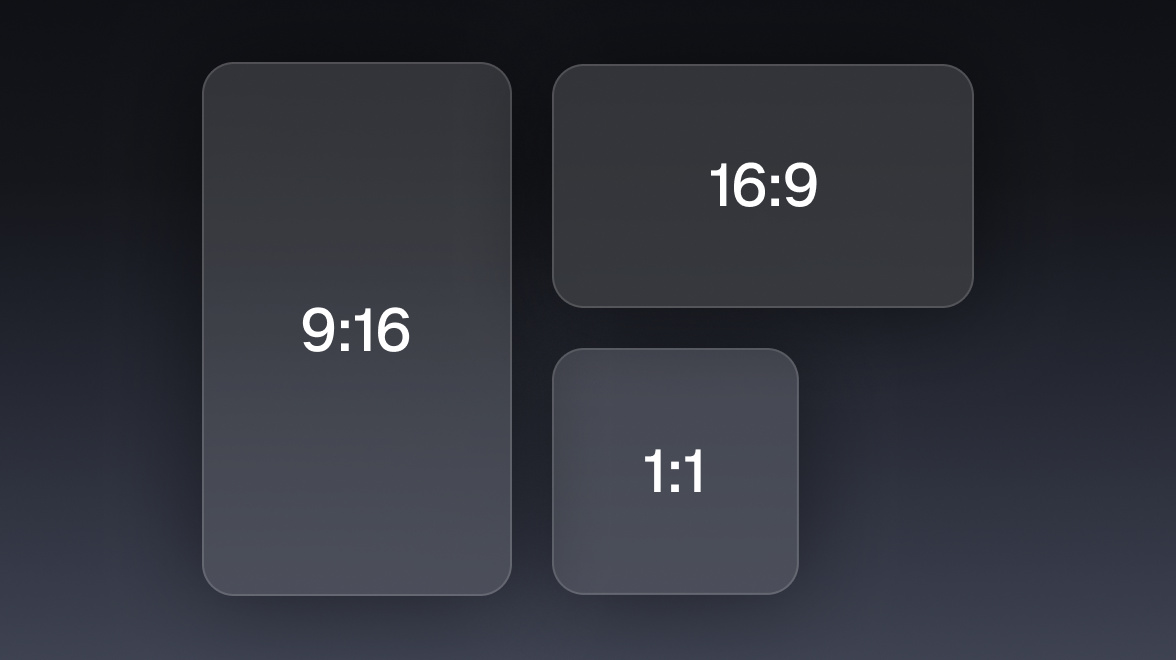 Bulk reframe videos into any aspect ratio, straight from your computer