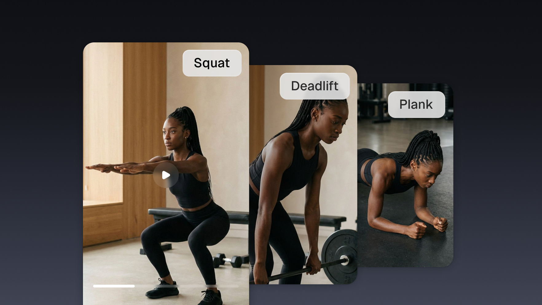 Label every exercise in your workout clips