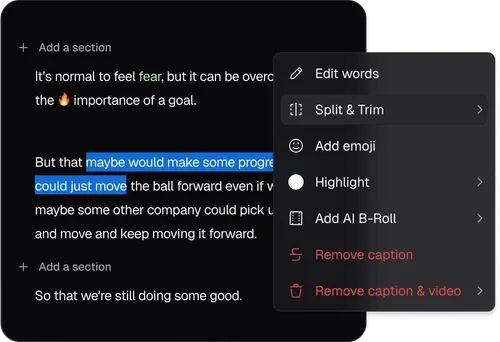 Intuitive tex… editing