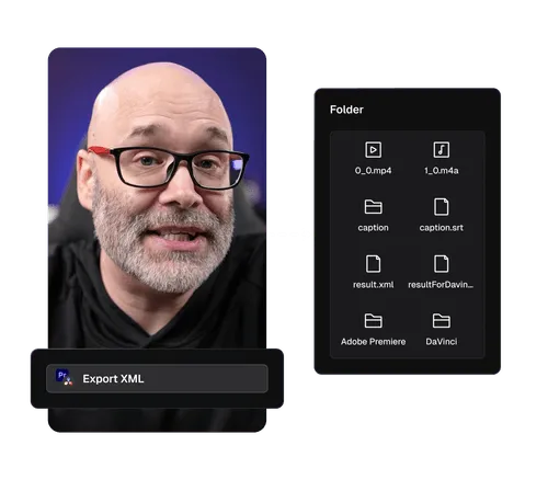 Export clips to XML in 1 click