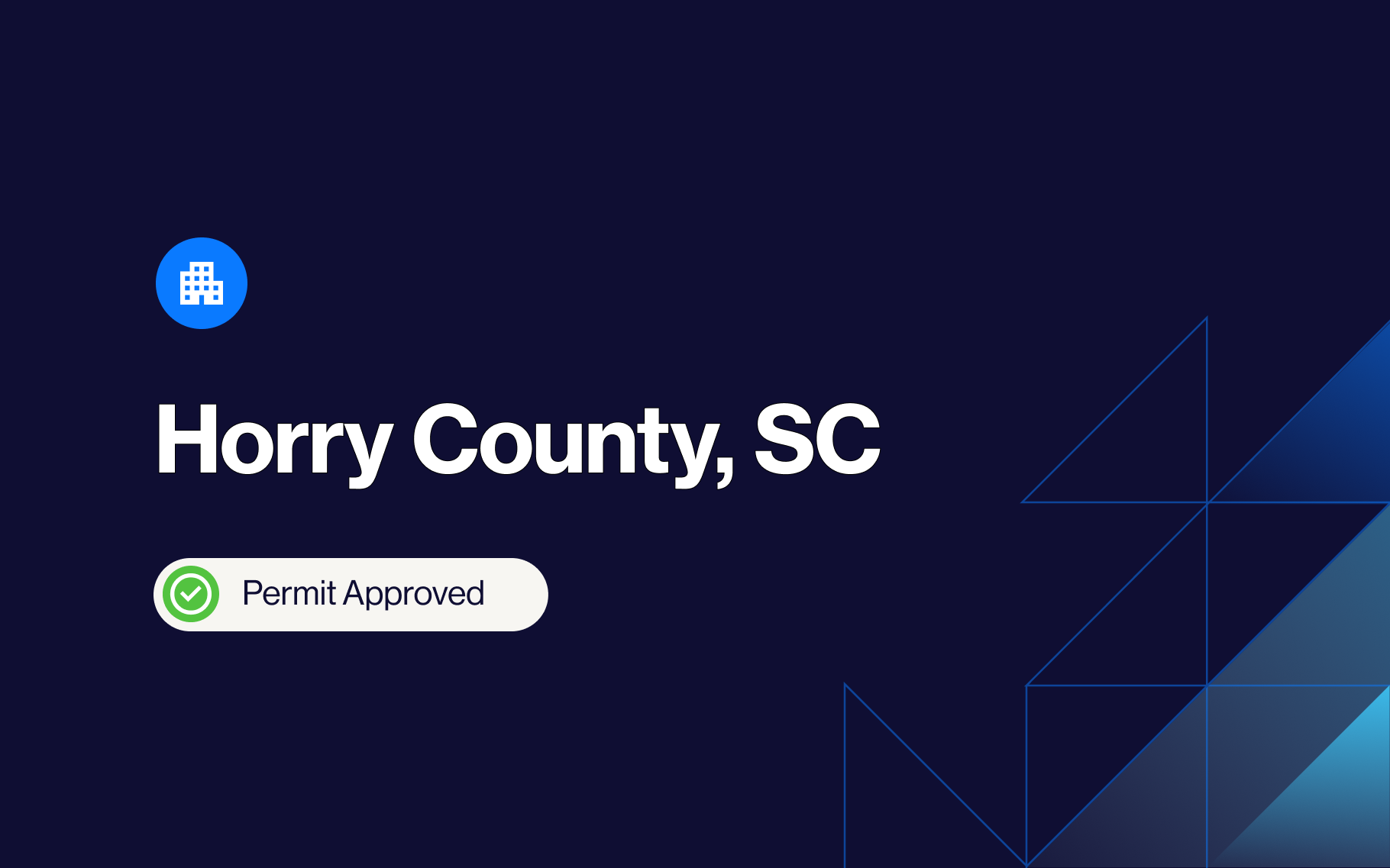 Horry County building permit