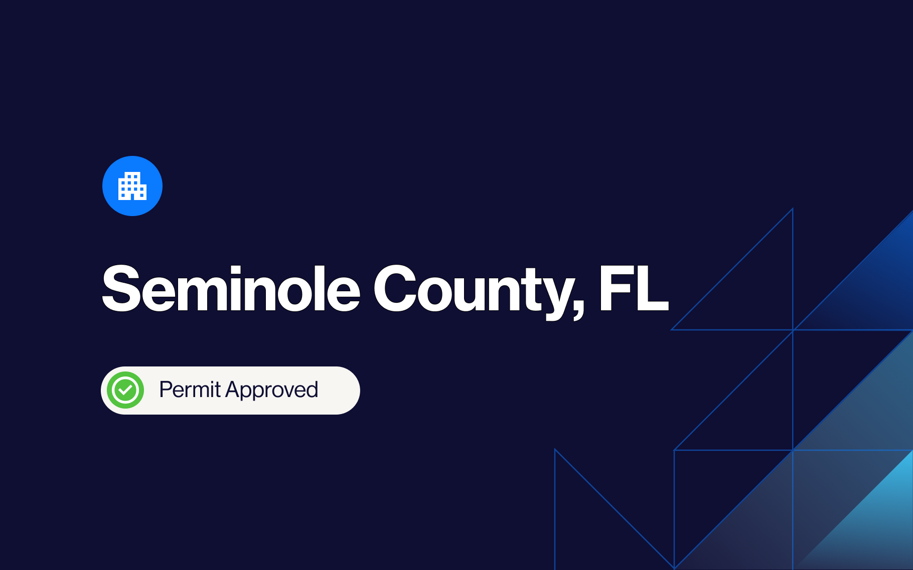 Seminole County building permit