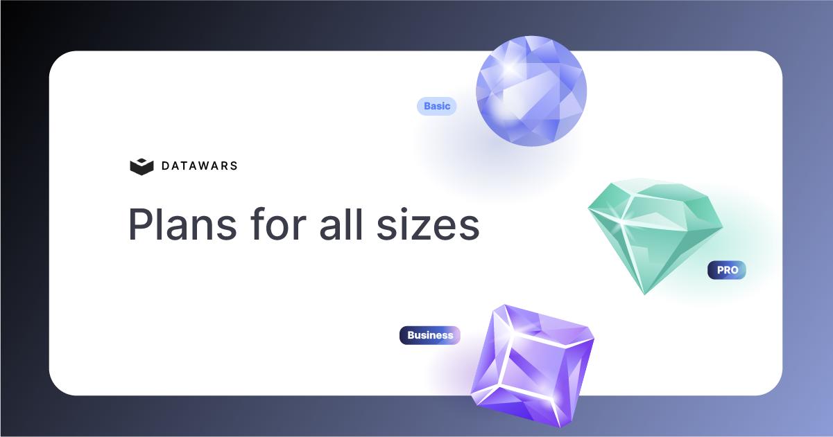 DataWars pricing and plans