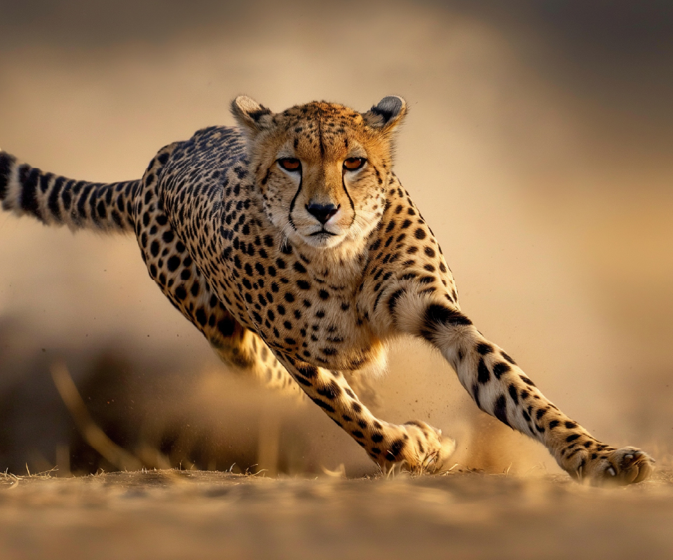 Cheetah running at speed, representing faster innovation decision-making.