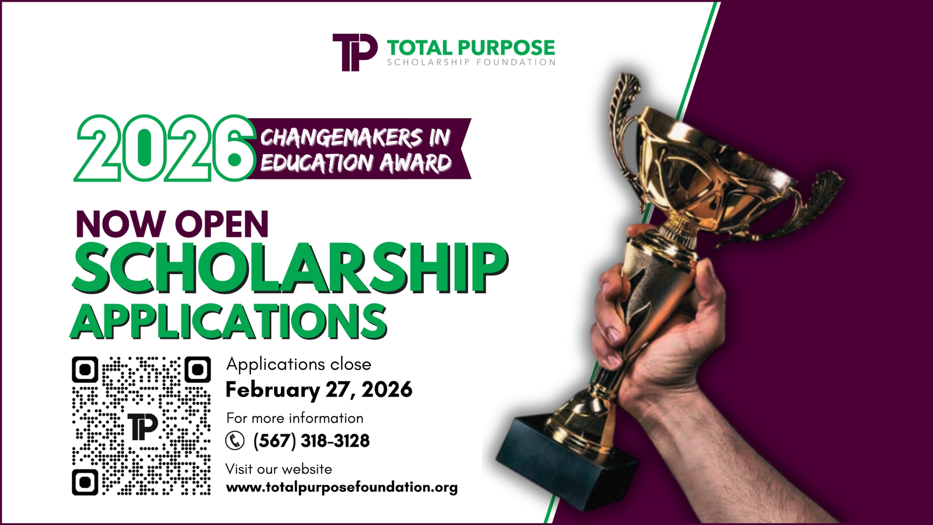 Total Purpose Scholarship