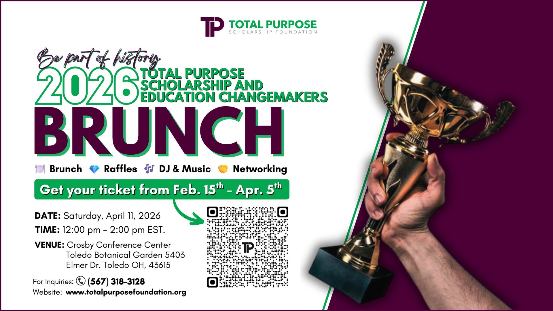 Total Purpose Scholarship Brunch