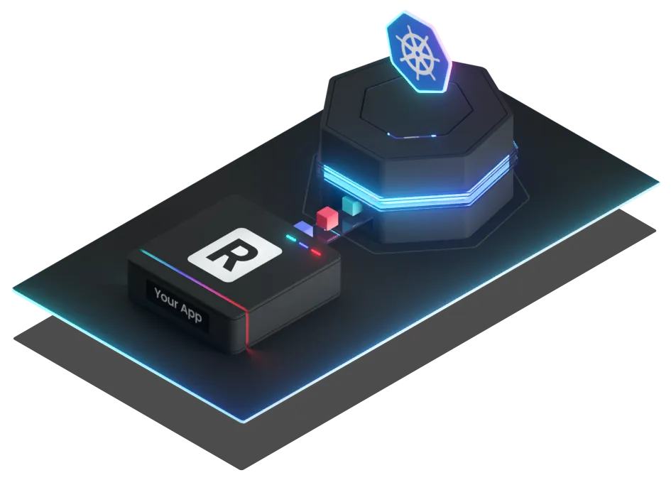 A vendor's app being installed on K8s