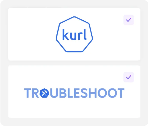 kurl and troubleshoot logos