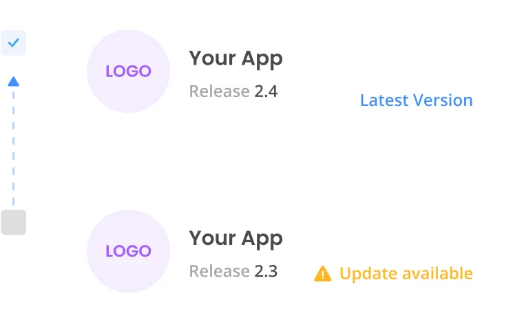 two application versions