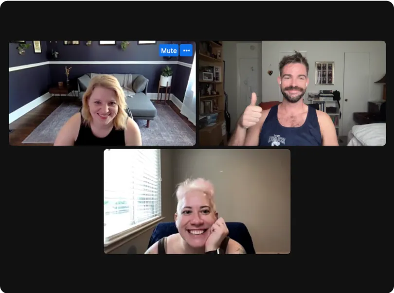 the Replicated team working remotely
