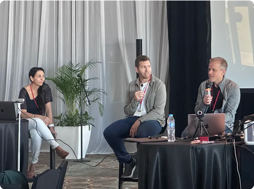 Replicated leaders at an off-site