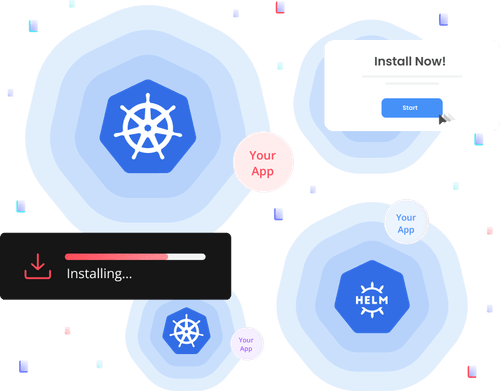 illustration showing different installation methods.