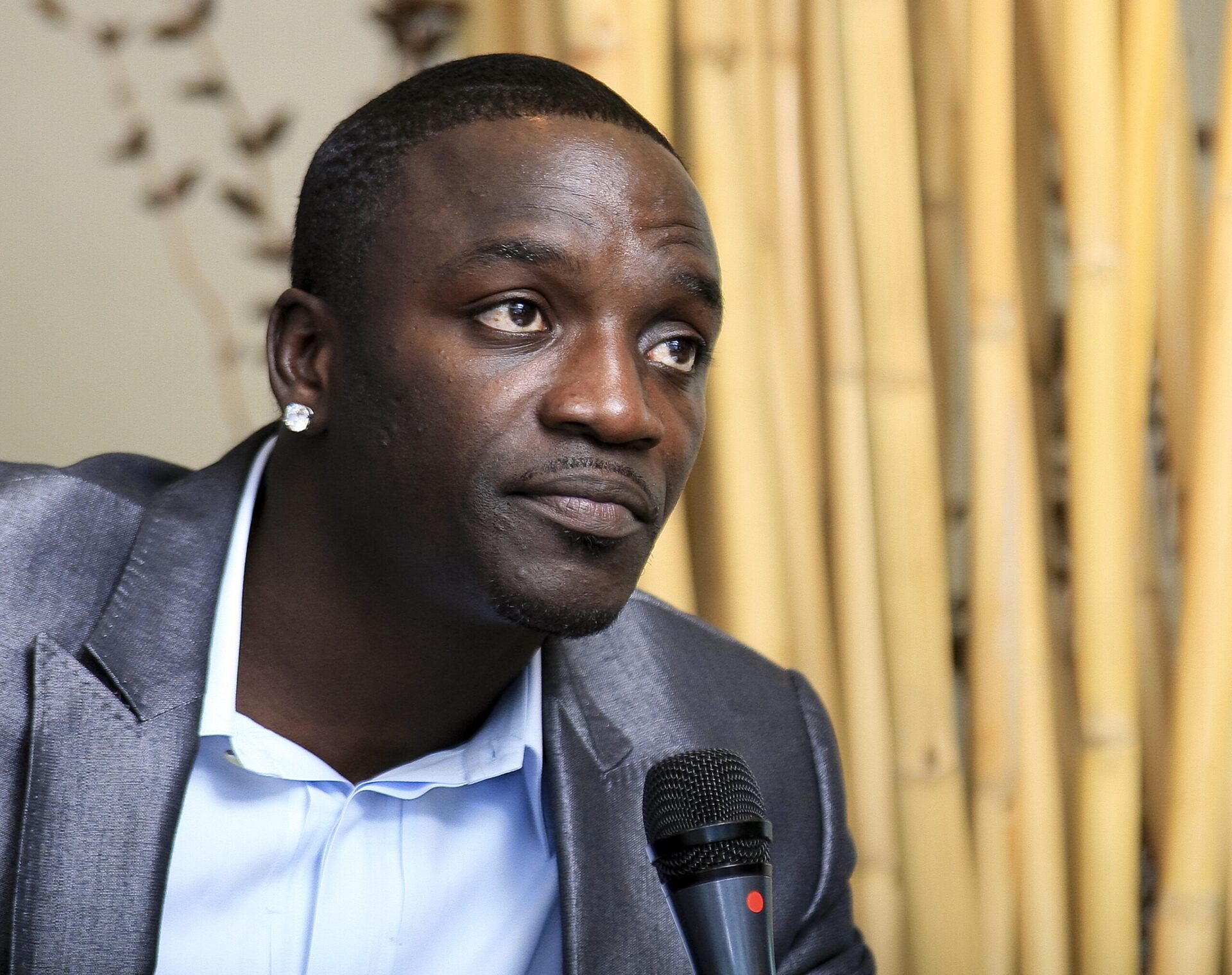 Singer Akon unveils his new cryptocurrency Akoin.