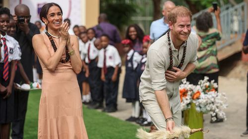 Duke and Duchess of Sussex Begin Three-Day Trip To Nigeria