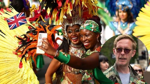 LAURENCE FOX RUFFLES FEATHERS OVER "GREAT BRITSH CARNIVAL" COMMENTS