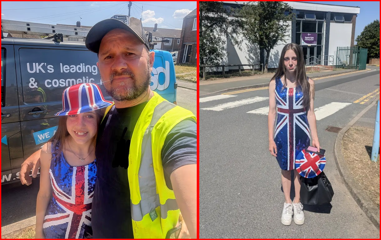 SCHOOL APOLOGISES AFTER STUDENT IS PUNISHED FOR WEARING UNION JACK DRESS ON CULTURE DAY