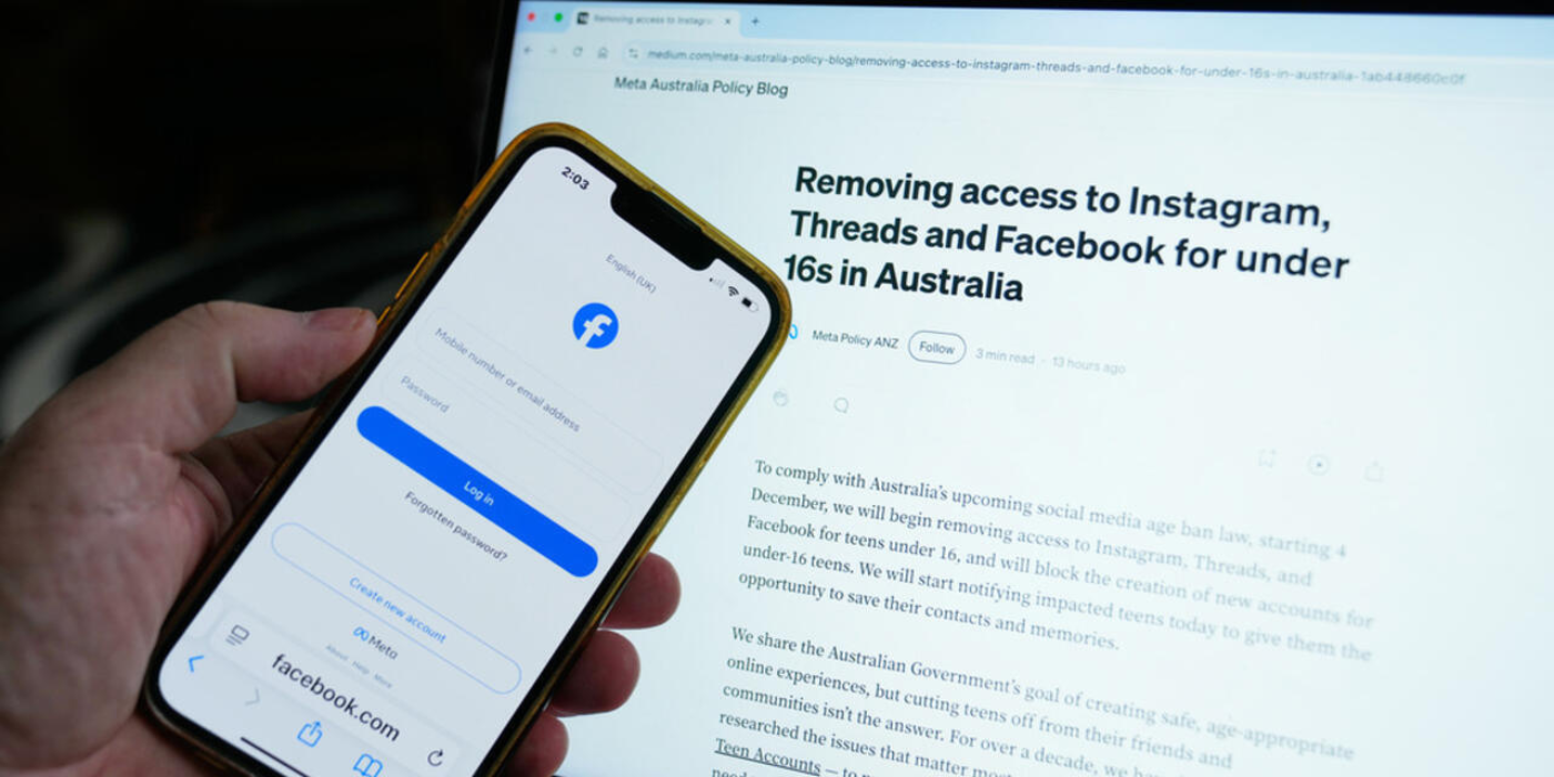 AUSTRALIA BANS SOCIAL MEDIA FOR UNDER-16S