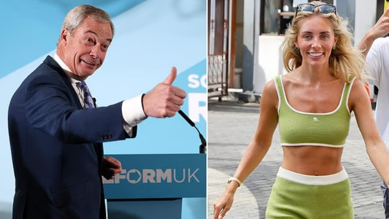 BONNIE BLUE ENDORSES REFORM UK AND NIGEL FARAGE AS 'THERE ARE TOO MANY PEOPLE IN THE U.K'
