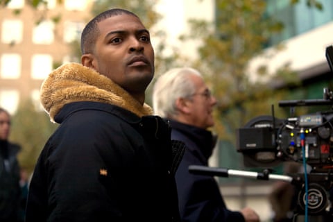 Noel Clarke on the set of Adulthood