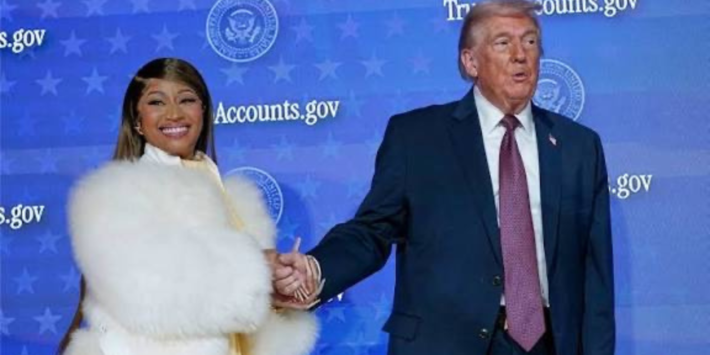 NICKI MINAJ APPEARS ALONGSIDE DONALD TRUMP AND PUBLICLY BACKS HIM AT SUMMIT EVENT