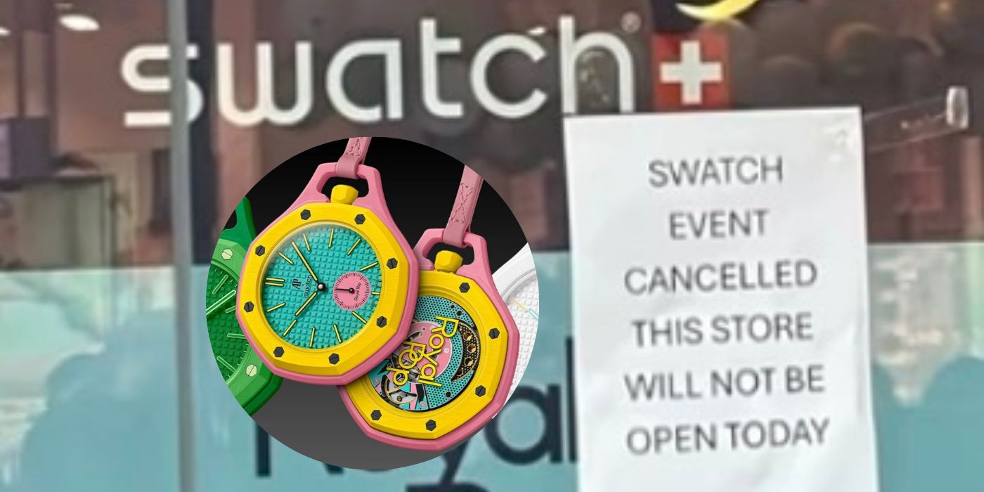 SWATCH AND AUDEMARS PIGUET COLLAB LAUNCH LEADS TO TEMPORARY CLOSURE OF STORES DUE TO MASS CROWDS