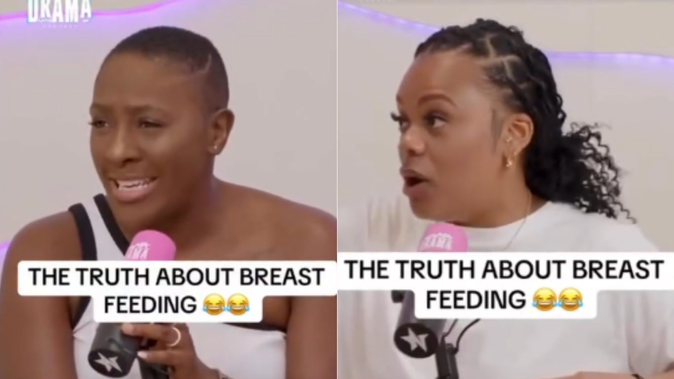 MAMA DRAMA PODCAST HOSTS OPEN UP ABOUT FEELING TURNED ON WHEN BREASTFEEDING