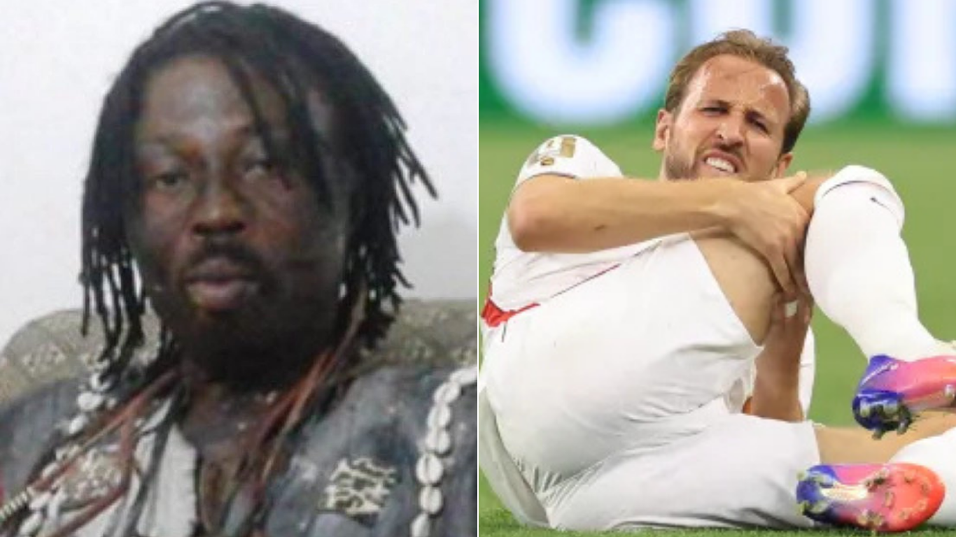 GHANAIAN SPRITUALIST SAYS HE WILL 'PUT A CURSE' ON HARRY KANE TO ENSURE WIN