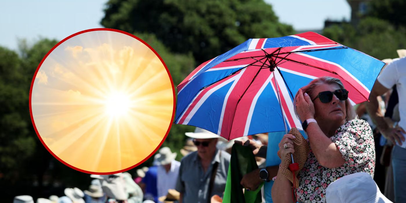 24 JUNE BECOMES UK'S HOTTEST EVER JUNE DAY AS TEMPERATURES HIT 35.7C