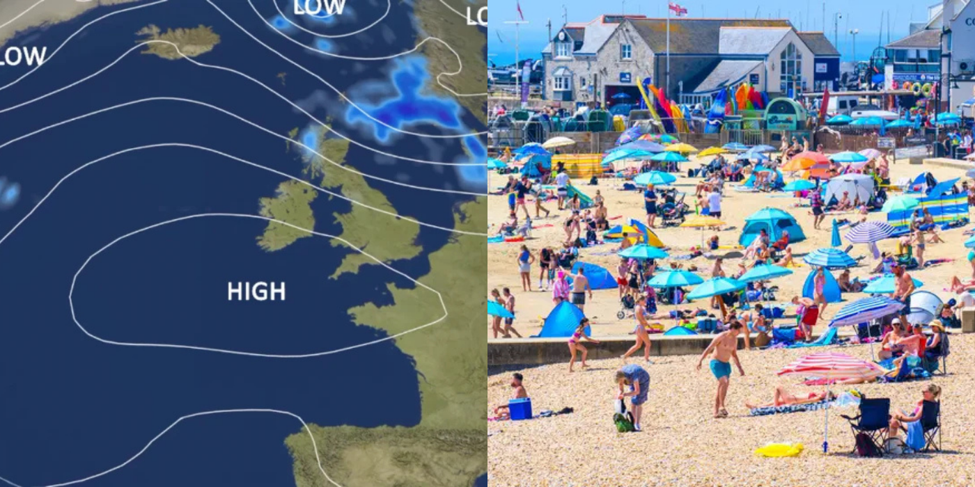 AGAIN?! UK WEATHER MAPS PREDICT EIGHT-DAY 'SCORCHING' HEAT WAVE IN JULY