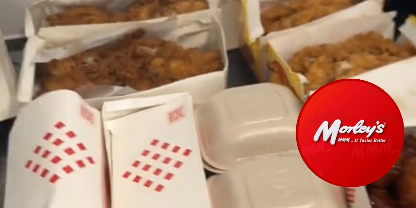 CREATOR GOES ALL OUT WITH £90 WORTH OF MORLEY'S CHICKEN