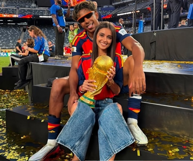 LAMINE YAMAL'S GIRLFRIEND'S PAST DRAWS ATTENTION AFTER WORLD CUP WIN